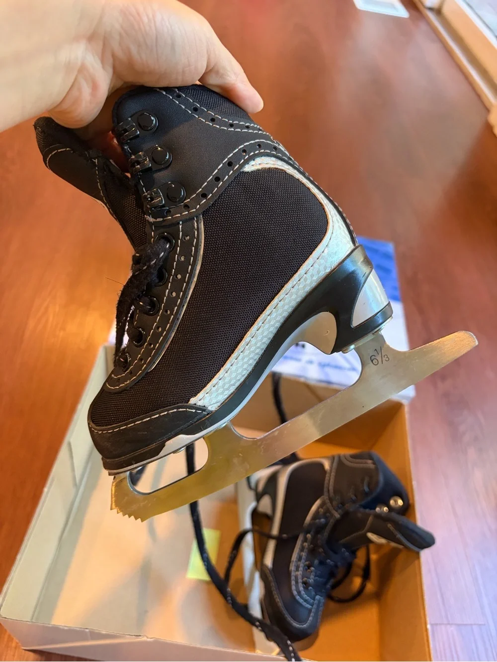 Jackson Ultima Softec Vista Toddler Kids Black Figure Ice Skates ST3201 size8